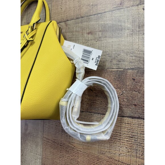 Michael Kors Large Charlotte Satchel Citrus Leather Purse NWT - Picture 3 of 11